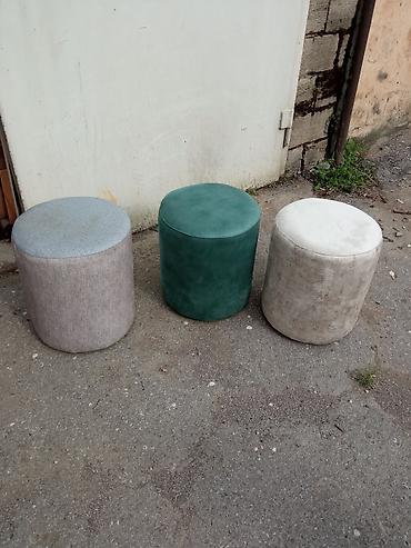 pufik: Yeni, Pufik oturacaq, Parça, rəng - Ağ, Kredit yoxdur, Çatdırılma yoxdur — 8