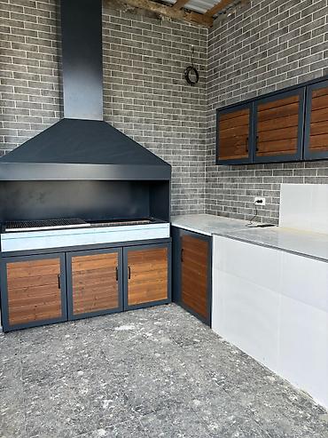 Все для дома и сада: Metal-manqal və açıq mətbəx modul dəsti - Material: qalın divarlı — 6