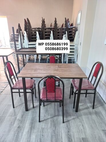 Bağ, çöl masa və oturacaq dəstləri: Yeni, Dördbucaq masa, 4 stul, Açılmayan, Azərbaycan — 4