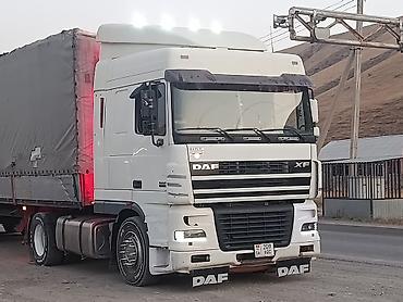 фургоны с едой подержанный: Тягач, DAF, 2005 г., Тентованный — 1