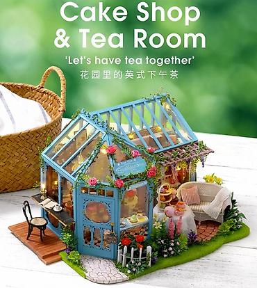 кулич набор: Набор для сборки миниатюрного домика «Rose Garden Tea House» Цена — 5