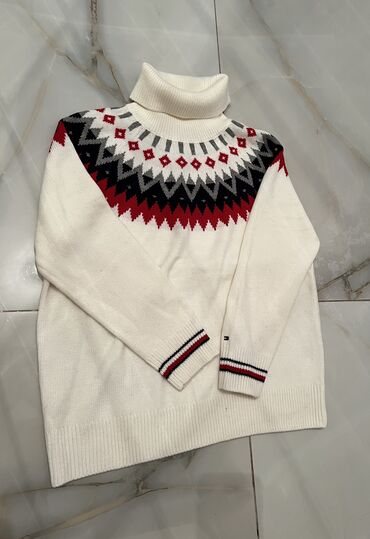 stil qadin geyimleri naxcivan: Sviter, Tommy Hilfiger, XL (EU 42), 2XL (EU 44), rəng - Ağ