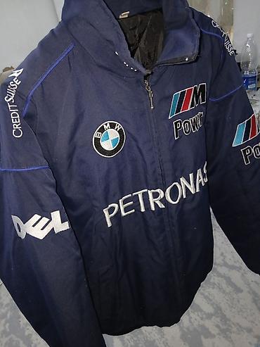 толстовка bmw: Куртка BMW Sauber F1 Team, размер L. - Темно‑синий цвет, контрастный — 5