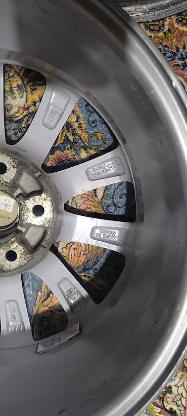 Куйма Дисктер R 16 Hyundai, Комплект, тешиктери - 5, Колдонулган — 9