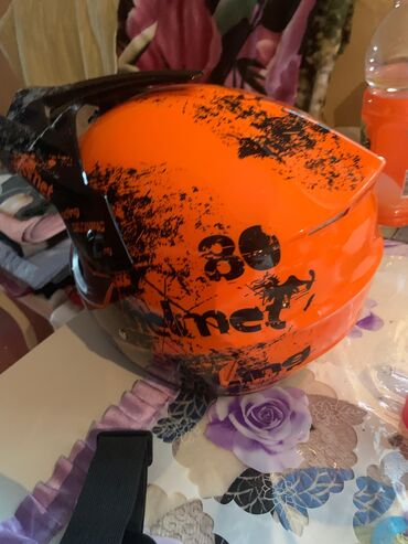 купить шлем для мотоцикла бу: Enduro kask dı markası helmet di 1 2 dənə prablemi var fso real