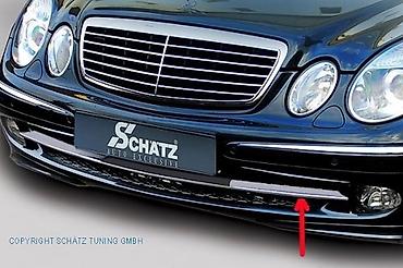 avangarde: Накладка на бампер Mercedes-Benz, Б/у, Оригинал — 4