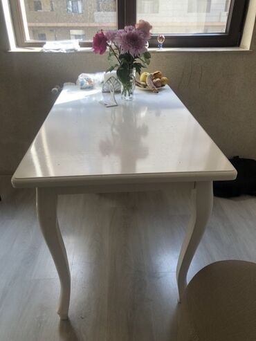 Taburetlər: Qonaq masası, MDF, Dördbucaq masa