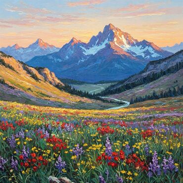 Картины: Картины для интерьера — серия пейзажей и флористики - Картина 1 — 13