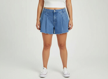 kurtka jeansowa z futerkiem bershka: Bershka, Szorty damskie, rozmiar XL