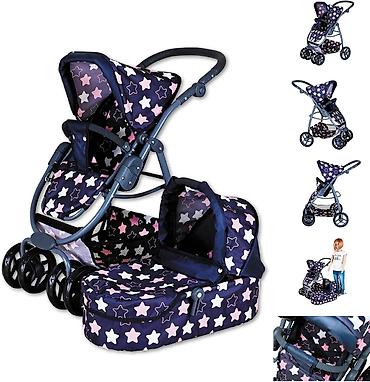 deciji mikrofon pertini: Kolica Knorr Coco Star Blue Pink – kombinovana kolica za lutke - — 2