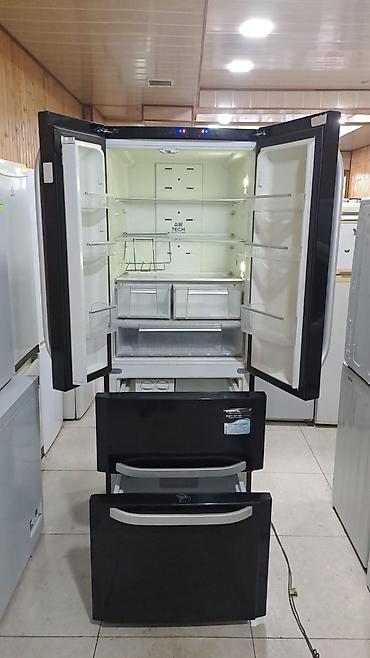 Mətbəx texnikası: Hotpoint Ariston French Door tipli soyuducu (Air Tech) - Rəng: qara — 3