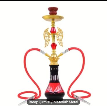 yeni lifcikler: Iki şlanqlı nərgilə - Rəng: qırmızı - Material: metal Detallar: -