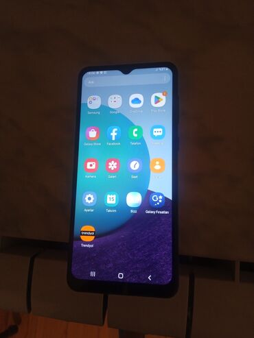mikrofon almaq: Samsung Galaxy A06, 32 ГБ, цвет - Голубой, Отпечаток пальца, Две SIM карты