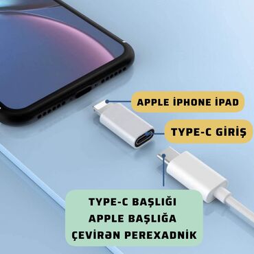 xiaomi ekran: Type C - Apple (iphone, ipad) çevirən perexadnik Xiaomi, Samsung və