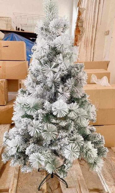 stitch dekoracija: Christmas tree, color - White, New