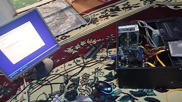 Корпус ПК, Б/у, Micro-ATX, цвет - Черный