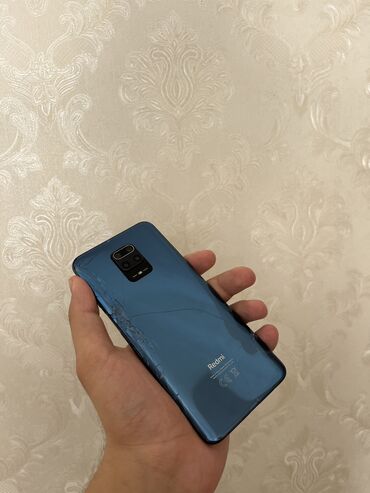 redmi note 6: Xiaomi Redmi Note 9S, 64 GB, rəng - Göy, 
 Sensor, İki sim kartlı, Barmaq izi