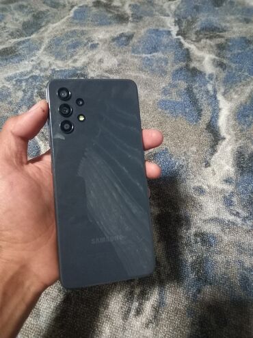 опиративная память: Samsung Galaxy A32, Колдонулган, 128 ГБ, түсү - Кара, 1 SIM, 2 SIM