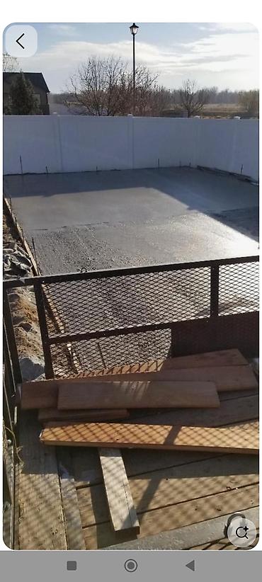 Бетонные работы: Стяжка фундамент Атмостка лестница сделаем. - Устройство монолитных — 2