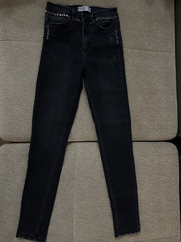 джинсы черные с высокой: Скинни, Турция, Высокая талия