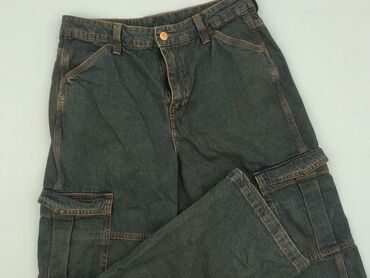 dzianinowe spodnie z szerokimi nogawkami: Cargo for women, H&M, size M (EU 38)