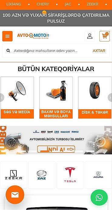 Hazır biznes satılır avtomoto.az-Avtomobil aksesuarları və ehtiyat