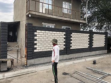 Бетонные еврозаборы: Кладка пескоблока, ставим пескоблоки всех видов, быстро и качественно — 1