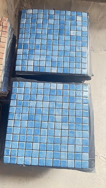 duş: Mozaik kafel panelləri – hovuz, hamam, duş, mətbəx arası və dekor — 4