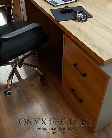 table study: Офисный стол, Новый, Нерегулируемый, цвет - Коричневый, Прямоугольный, ЛДСП, Бесплатная доставка — 7