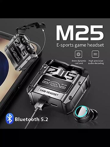 bluetooth qulağlığ: Yeni Simsiz (Bluetooth) Qulaqcıqlar, 1More, rəng - Qara — 2