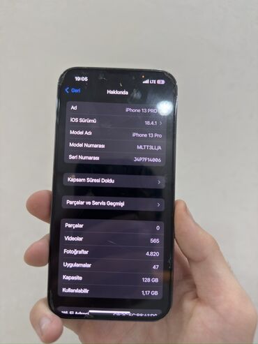 Apple iPhone: IPhone 13 Pro, 128 GB, Sierra Blue, Simsiz şarj — 3