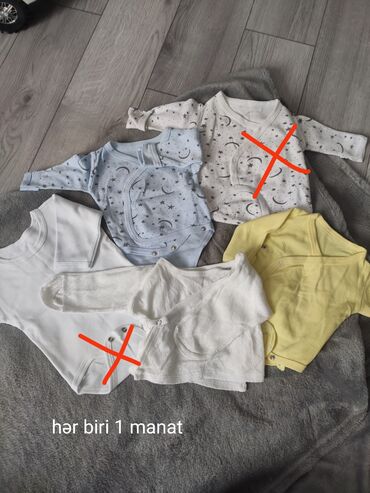 Uşaqlar üçün digər geyimlər: Одежда для малышей. в отличном состоянии. возраст 0-6 месяцев — 7