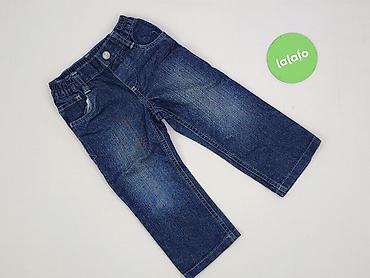 jeans pl: Spodnie jeansowe, Lupilu, 9-12 miesięcy, stan - Idealny — 2