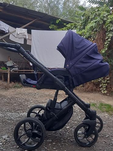 stokke xplory v6: Коляска, цвет - Фиолетовый, Б/у — 3