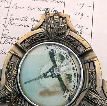 Stare vaze i dekor: Vintage Francuski Art Deco Pariski Suvenir 1920. Extra rare — 4