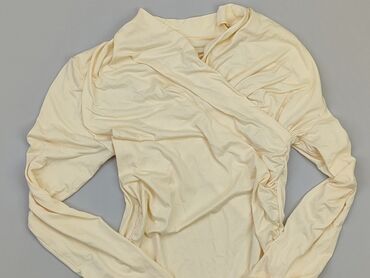żółte bluzki z długim rękawem: Blouse, S (EU 36), condition - Good