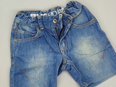 spodenki jeansowe w stylu mom fit: Krótkie spodenki, 3-4 lat, 104, stan - Dobry