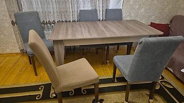 Masa dəsti 180₼. yaxşı vəziyyətdədir.6 oturacaqlıdır. Ünvan