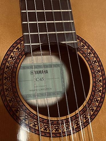 Музыкальные инструменты: Классическая гитара Yamaha C45 - Формат: полноразмерная классическая — 2