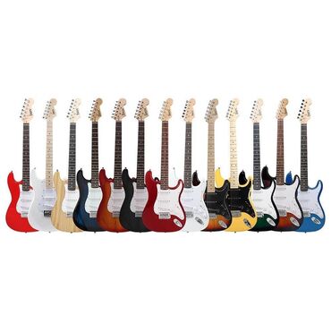 Qaşıqlar: Elektron gitara, Fender, 6 sim, Yeni, Ünvandan götürmə, Pulsuz çatdırılma, Ödənişli çatdırılma
