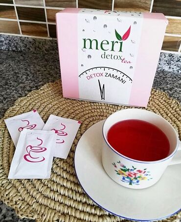 bu gün: Meri detox çay. Türkiyə istehsalı mükəmməl arıqladıcı vasitə. Ətir