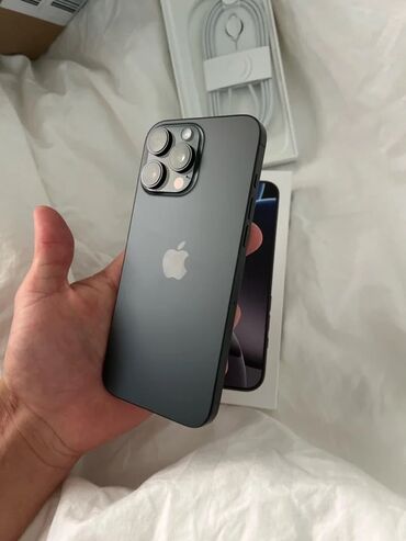 телефоны для связи: IPhone 15 Pro Max, Black Titanium, Куту