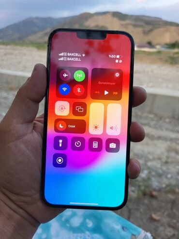 ayfon islenmis: IPhone 13 Pro Max, 128 GB, Alpine Green, Zəmanət, Face ID, Simsiz şarj