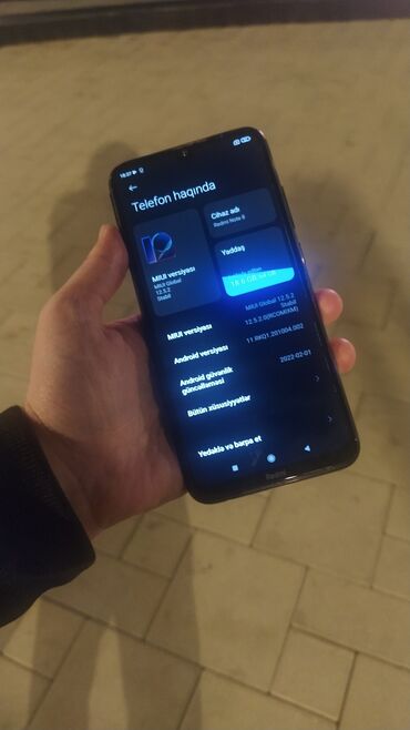 Xiaomi: Xiaomi Redmi Note 8, 64 GB, rəng - Qara, 
 Barmaq izi, Simsiz şarj, İki sim kartlı