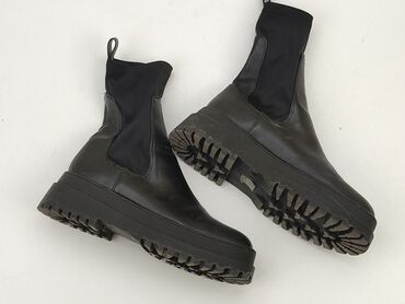 spódnice skora czarne: Ankle boots for women, 41.5, condition - Good