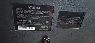 Телевизорлор: Продам яркий Full HD телевизор Yasin LED43E3000 в отличном состоянии! — 2