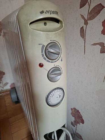 ev radiatoru: Arçelik yağ radiatoru (elektrik qızdırıcısı) • Mexaniki termostat — 1