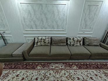 sofa: Модульный диван, Б/у — 2