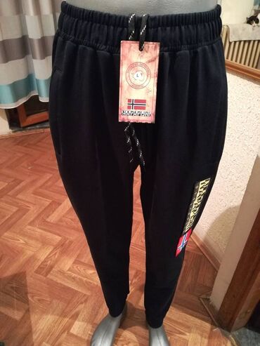 velike muske majice: Sweatpants, L (EU 52), color - Blue, Cotton