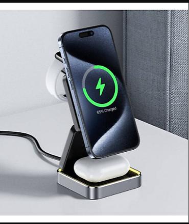 часы smart: Беспроводное зарядное устройство ACEFAST E20 - 3-в-1 настольная — 3